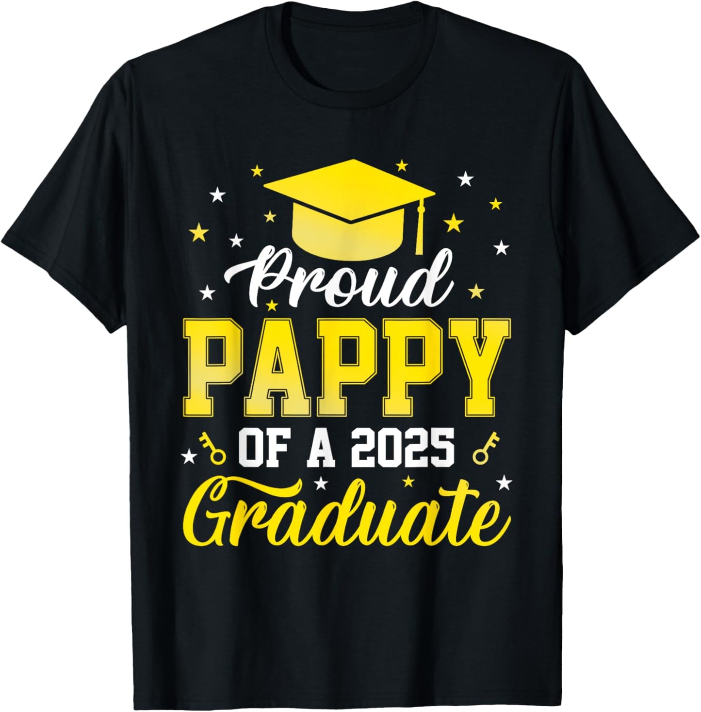 Proud Pappy Of A 2025 Graduate Senior Graduation 2025 T-Shirt