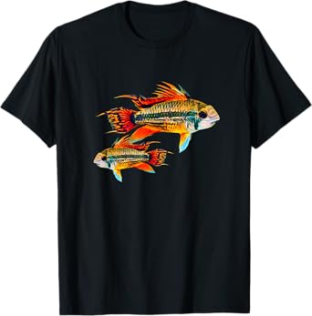 Cockatoo Dwarf Cichlid Apistogramma Cichlids Aquarium T-Shirt