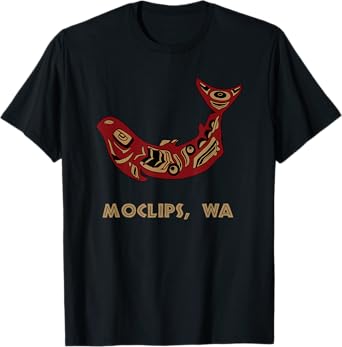 Moclips WA Native American Indian Salmon Fishermen T-Shirt