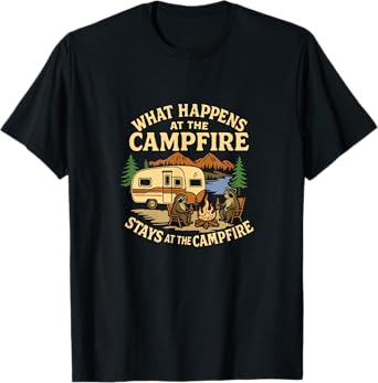What Happens at the Campfire Stays at the Campfire T-Shirt