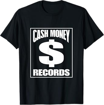 Vintage Cash Money Design Records 90s Music T-Shirt