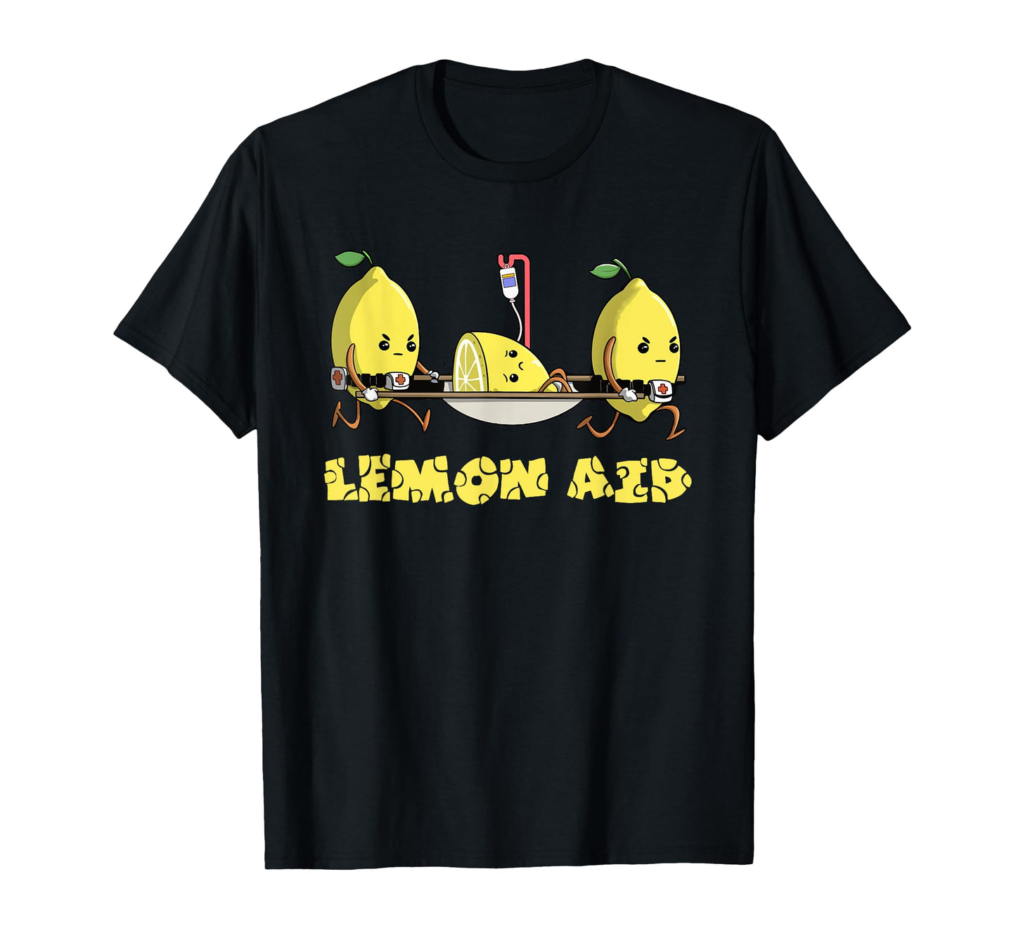 Lemon Aid Funny Lemonade Funny Lemons Meme Graphic Humorous T-Shirt
