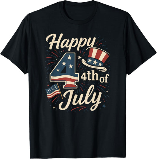 Happy 4th Of July Men Women Kids T-shirt