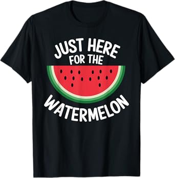 Funny Watermelon Art For Men Women Watermelon Fruit Lover T-Shirt