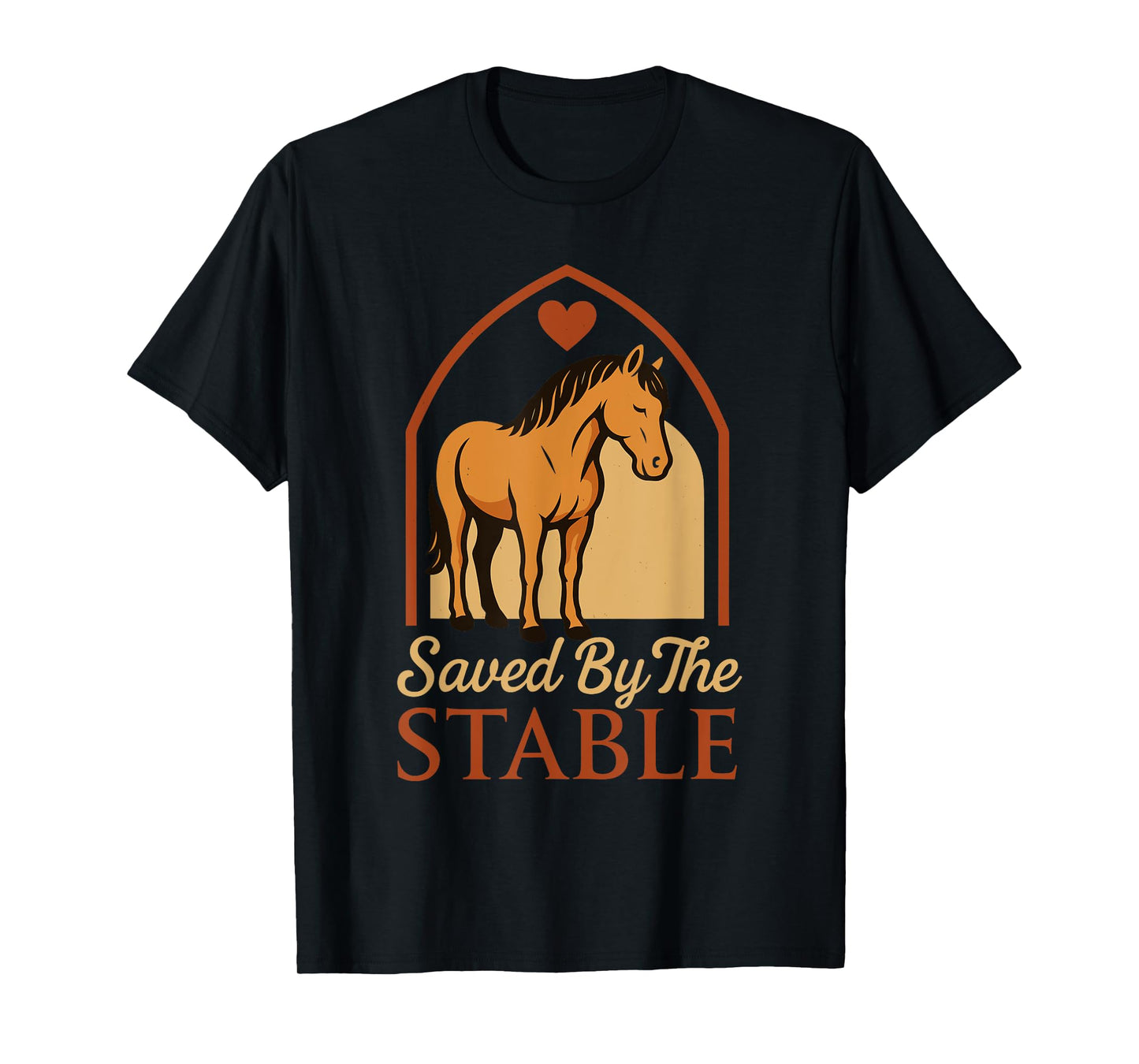 Horse Rescue Animal Sanctuary Equestrian Adoption Pride T-Shirt
