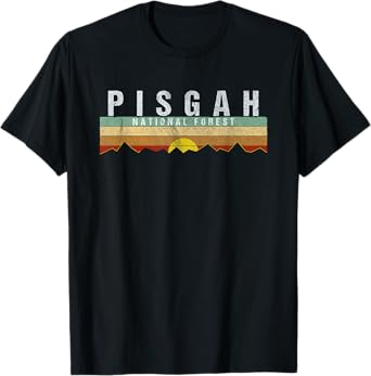 Retro Vintage Pisgah National Forest Tee Shirt T-Shirt