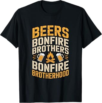 Beers Bonfire Brothers Bonfire Brotherhood T-Shirt