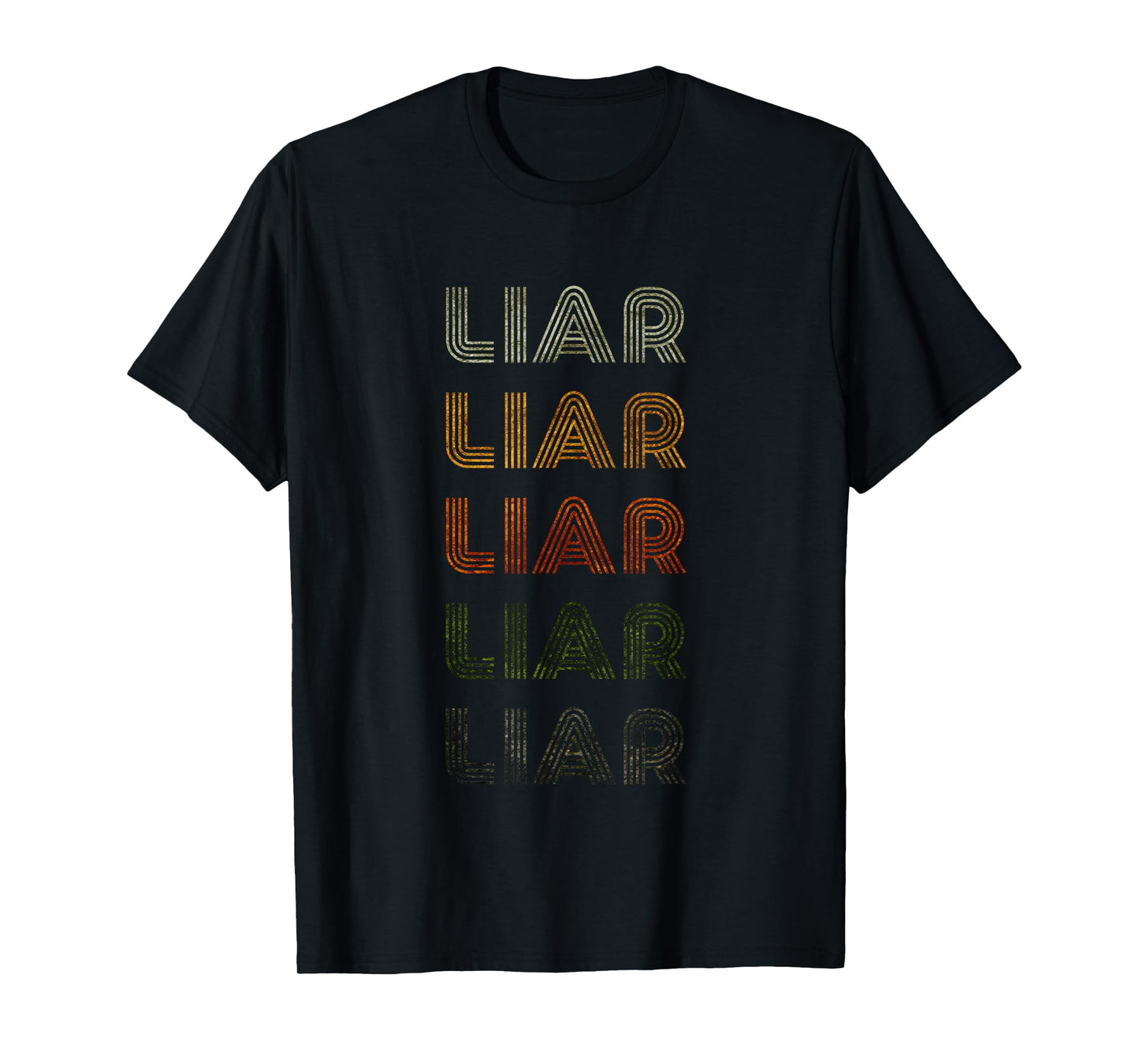 Love Heart Liar Tee Grunge Vintage Style Black Liar T-Shirt