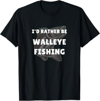 Walleye Fishing Gift Walleye Funny Fisher Men Walleye T-Shirt