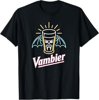 Halloween Vambier Outfit Beer Replacement Costume T-Shirt