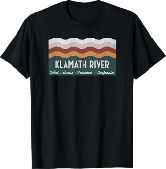 Wild Scenic Protected California - Klamath River T-Shirt