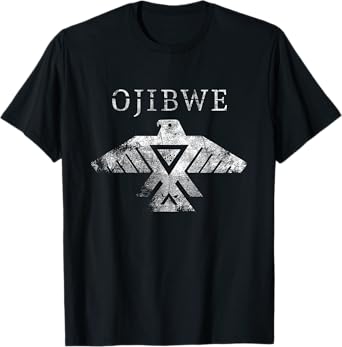 Ojibwe Thunderbird Native American Thunderbird Tribal Art T-Shirt