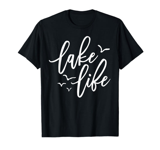 Lake Life Vibes Vacation Mode Womens Mens Kids Lake T-Shirt