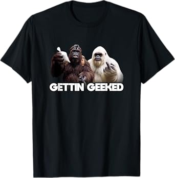 Big-Foot Booger Sugar Sasquatch Yeti Nose Beers Geeked T-Shirt