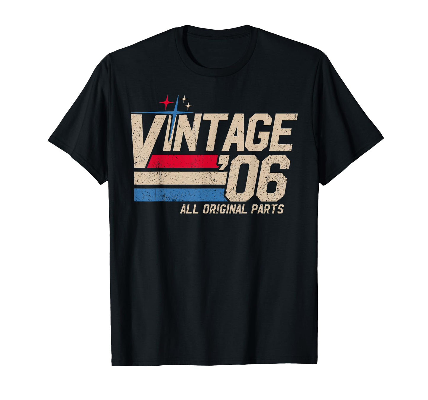 Vintage '06 Retro 19th Birthday for Men Dad USA Since 2006 T-Shirt