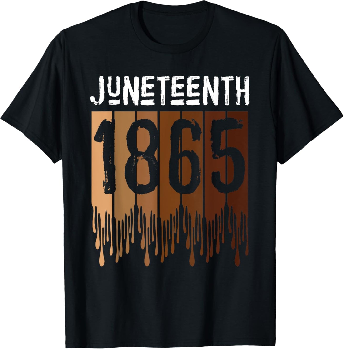 Juneteenth Tee Shirt June 19th 1865 Freedom Day Melanin T-Shirt