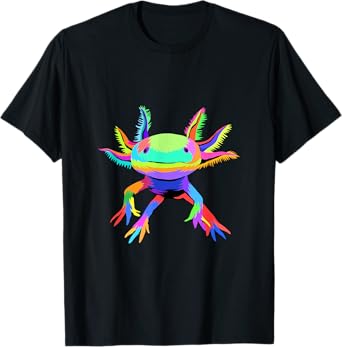 Axolotl Pop Art Axolotl Animal Axolotl Lover T-Shirt