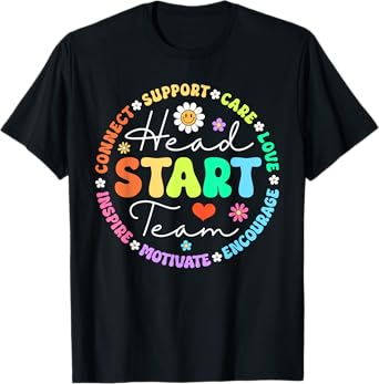 Head Start Team Homeschool Teacher Headstart Back To School T-Shirt for Men Women Girls Kids
