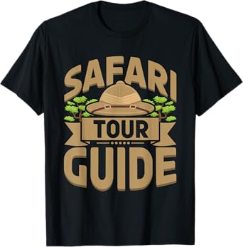 Safari Tour Guide Costume Africa Zoo Outfit Safari Tour T-Shirt