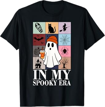 In My Spooky Era Cute Ghost Halloween Costume Girl Women Kid T-Shirt