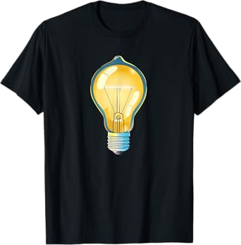 Brightly shining Light Bulb Costume T-Shirt