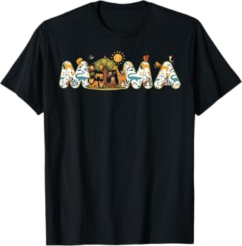 Mama Safari Birthday Wild Animals Jungle Safari Birthday T-Shirt