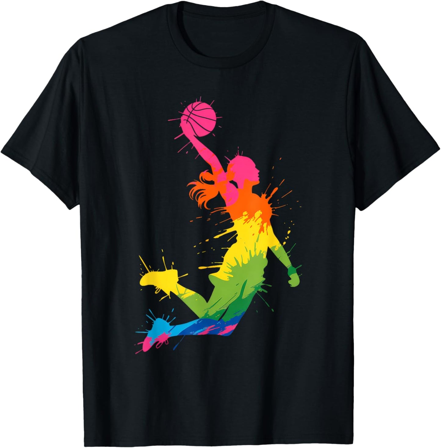 Funny Basketball Girl Women Girls T-Shirt T-Shirt