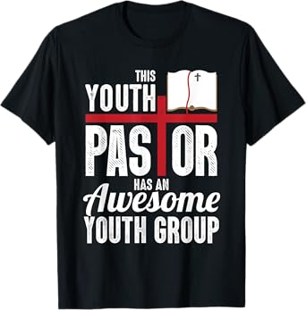 Cool Youth Pastor Art For Men Women Christian Church Lovers T-Shirt