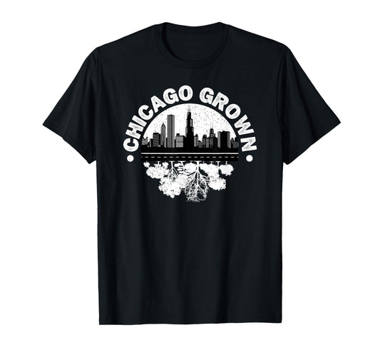 Chicago Grown Skyline Roots T-Shirt