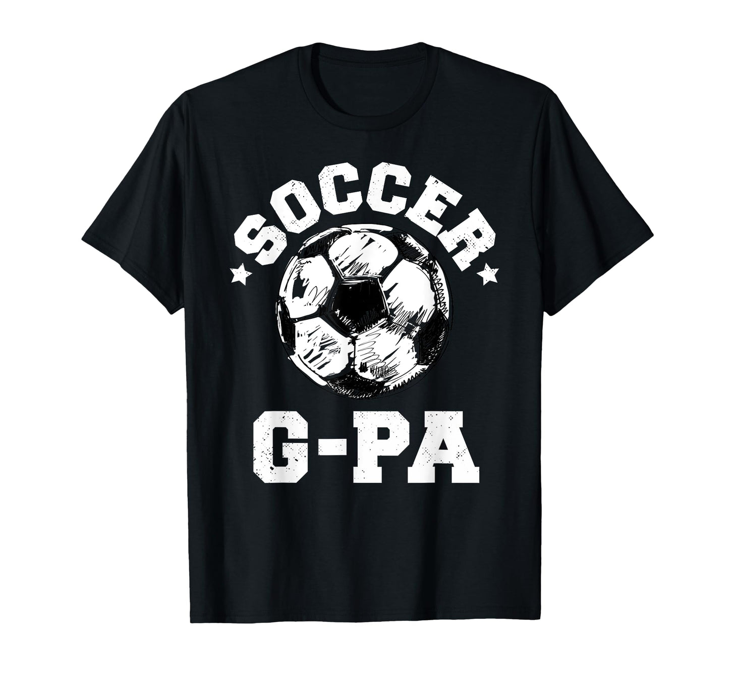 Soccer G-Pa Soccer Ball Distressed Funny Soccer G-Pa T-Shirt