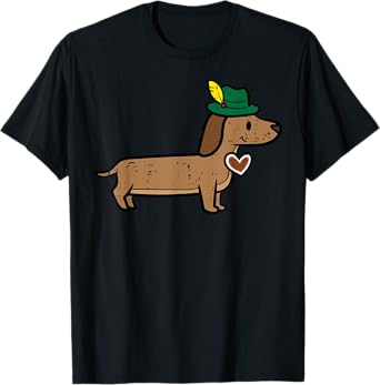 Oktoberfest Dachshund Cute Sausage Dog German Kids Men Women T-Shirt