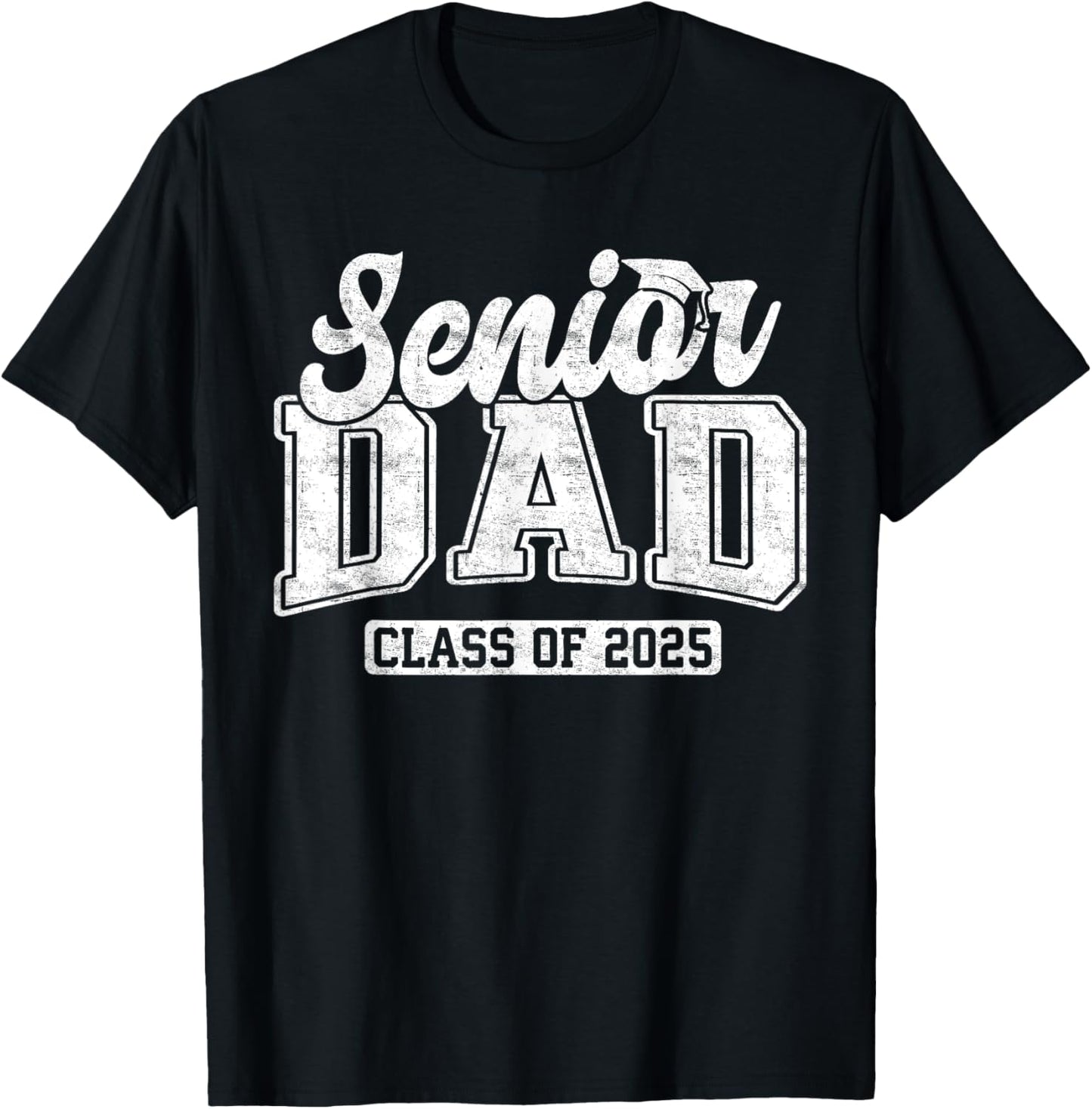 Proud Senior Dad Class of 2025 Graduate Graduation 25 Gift T-Shirt