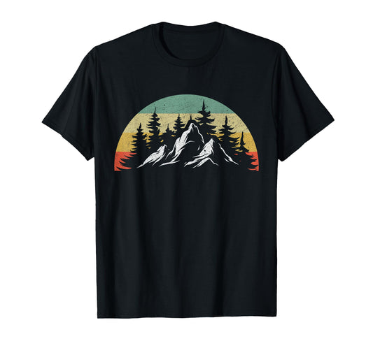 Trees Wildlife Nature Vintage Forest Women Men Vintage T-Shirt