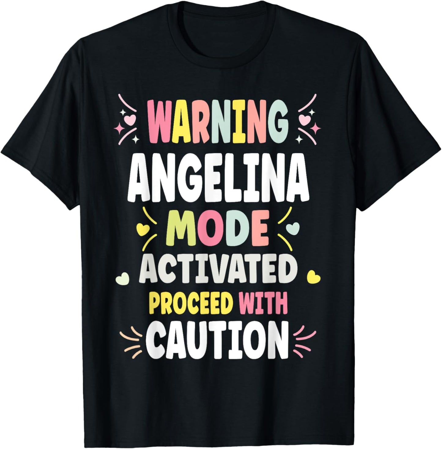 Angelina Personalized Women's Custom Gift T-shirt by TeeBrew