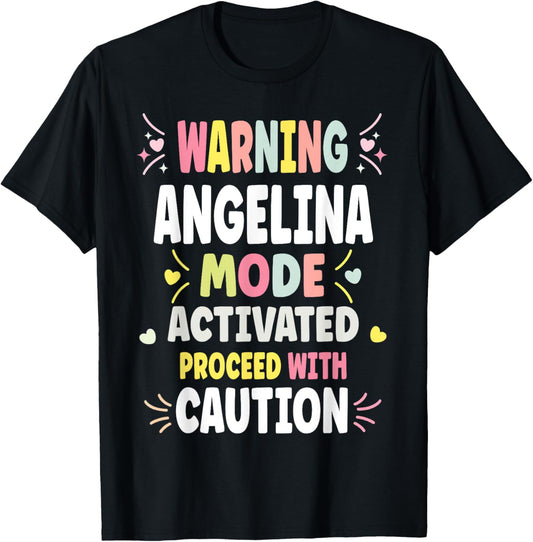 Angelina Personalized Women's Custom Gift T-shirt by TeeBrew