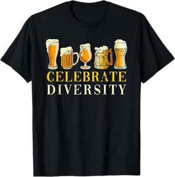 Funny Craft Beer Diversity Brewer Drinking Craft Beer T-Shirt