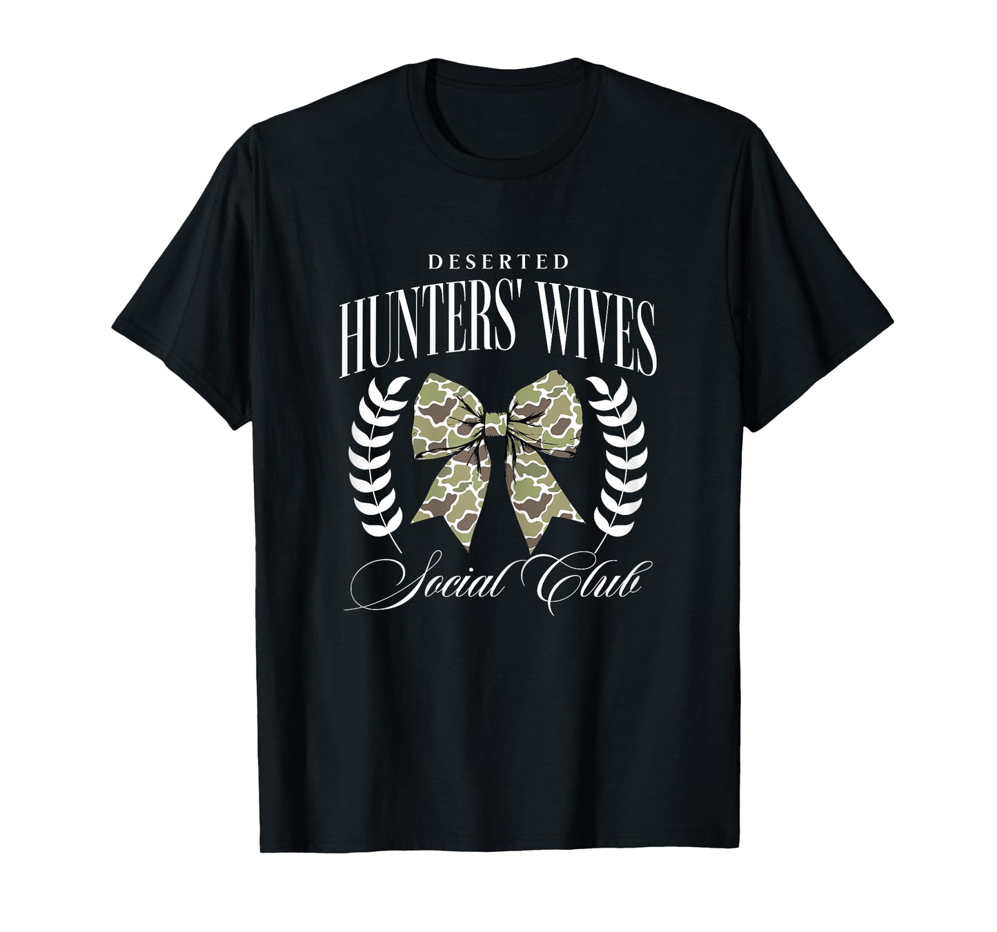 Deserted Hunter Wives Social Club Coquette Hunting Season T-Shirt