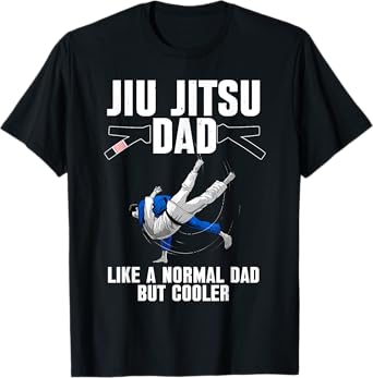 Cool Jiu Jitsu Art for Dad Father BJJ Brazilian Jiu Jitsu T-Shirt