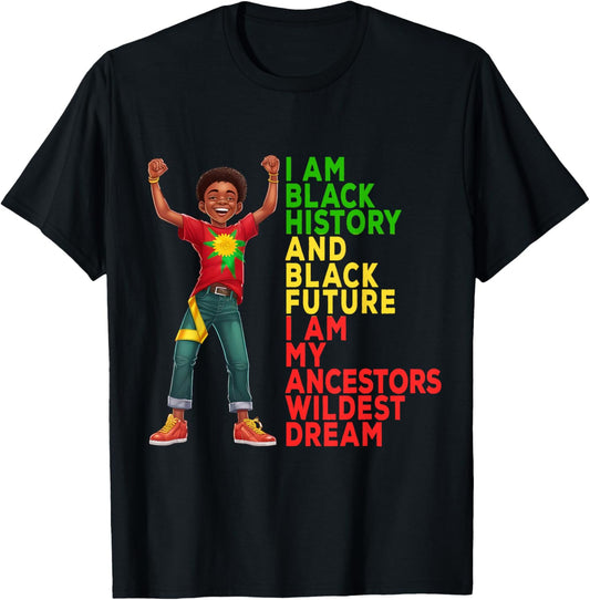 Black History Month Juneteenth Independence Day Kid Boy T-Shirt