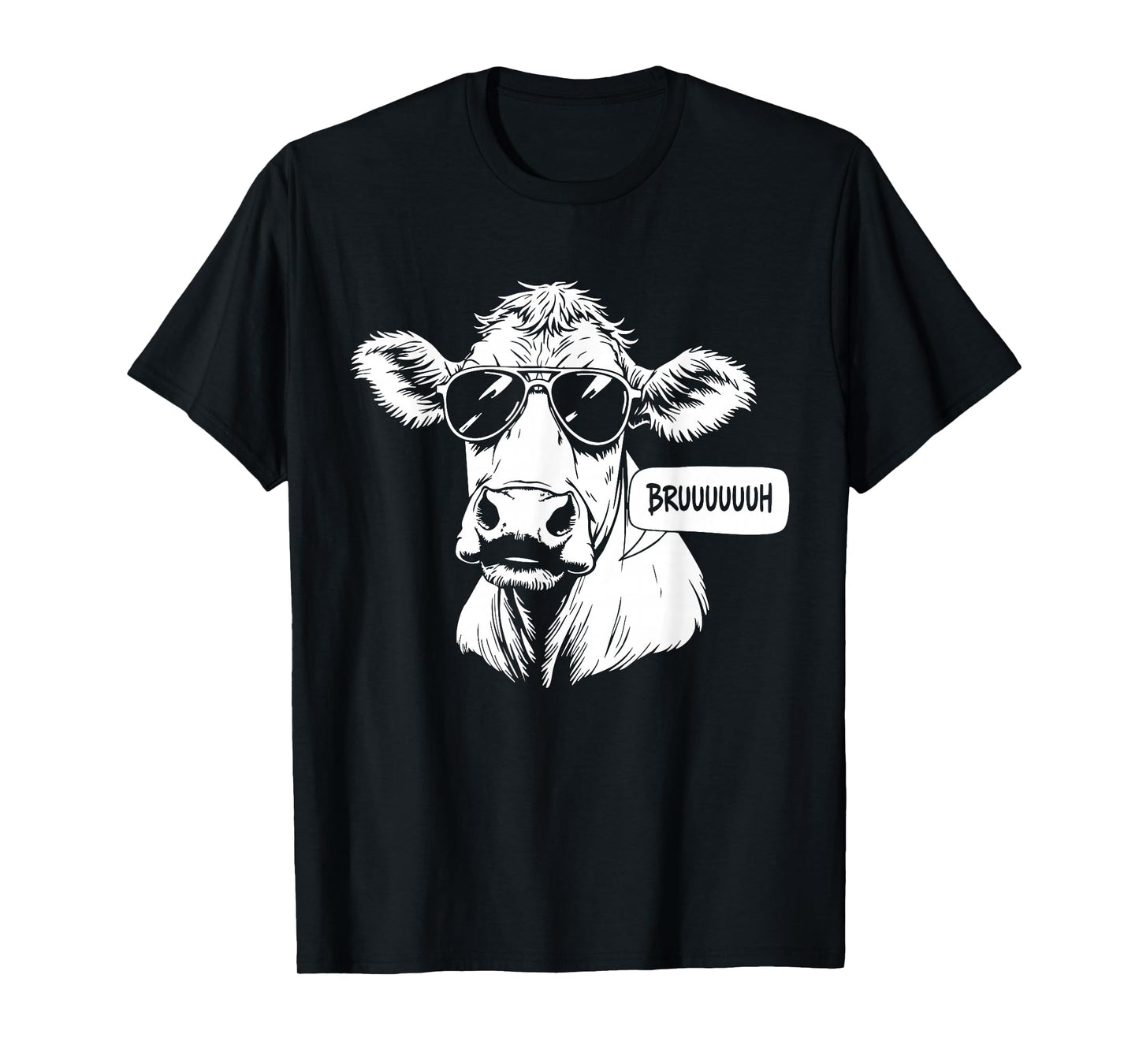 BRUH cow Funny cow Lover BRUUUH Meme Saying Slang T-Shirt