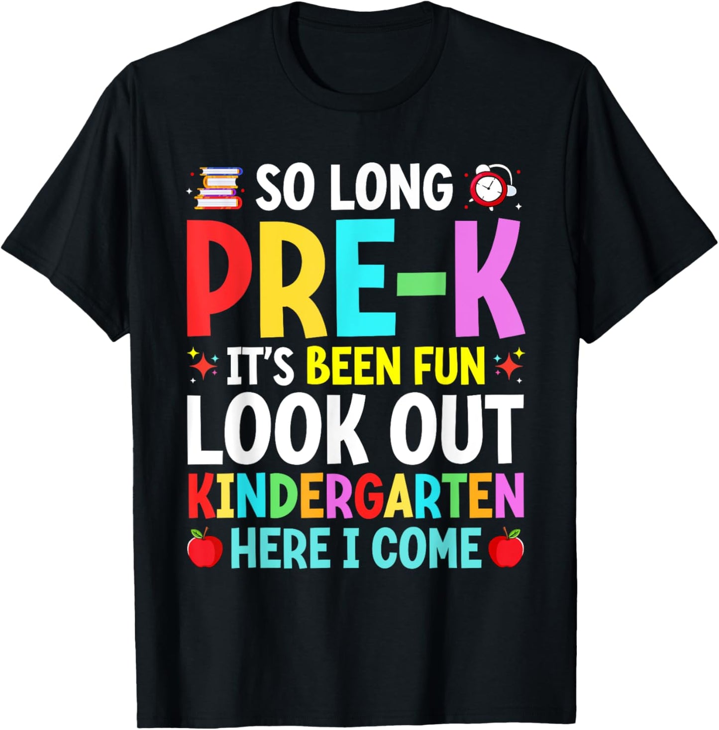 So Long Pre-k Graduation Graduate Teacher Kid Boys Girls T-shirt by TeeBrew