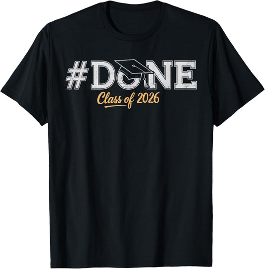 Class of 2026 Shirts, Graduation Gifts for Him Family Women T-Shirt