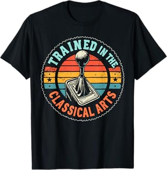 Trained In The Classical Arts Funny Manual Transmission Car T-Shirt