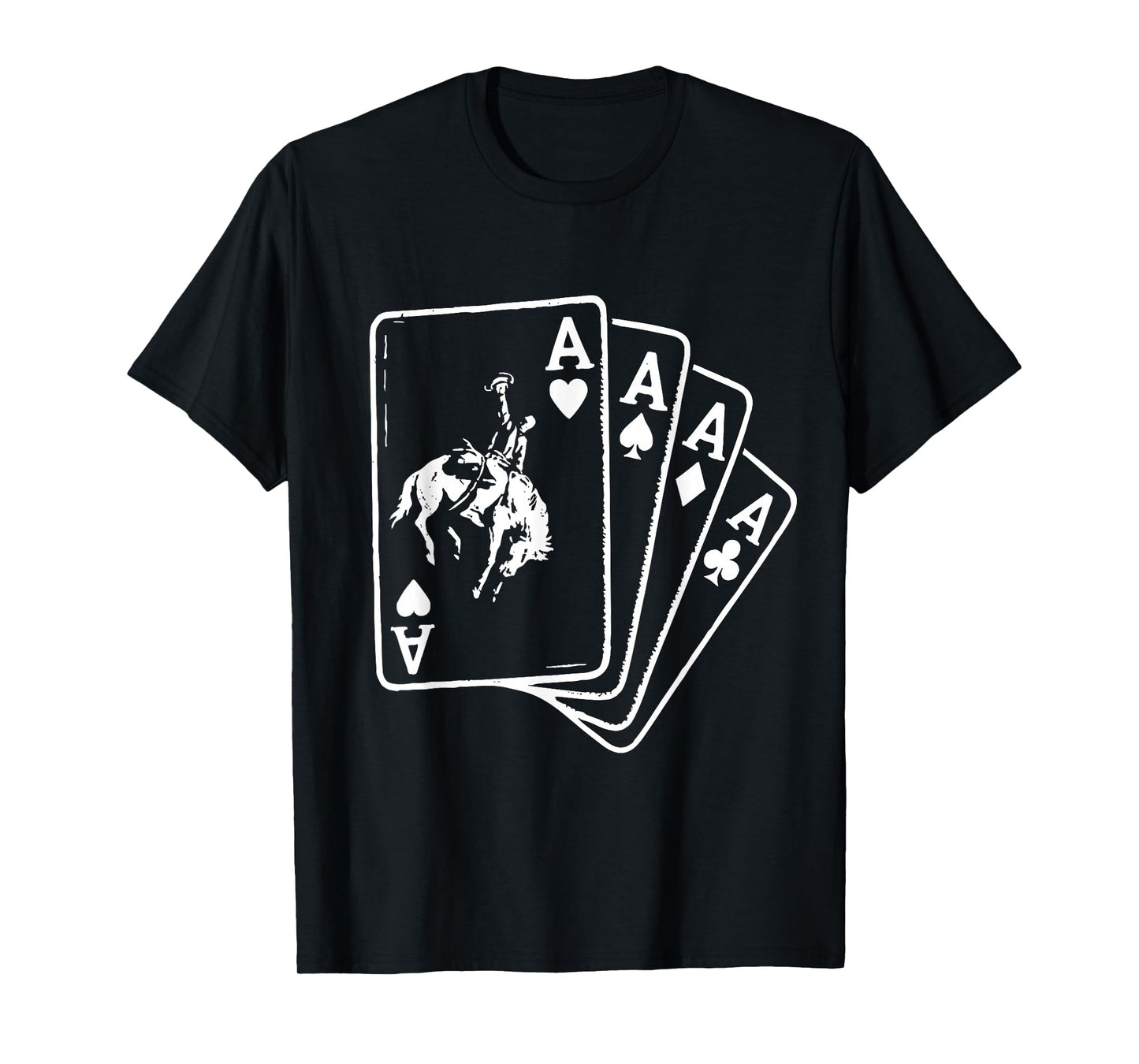 Cowboy Ace Card Western Rodeo Poker T-Shirt