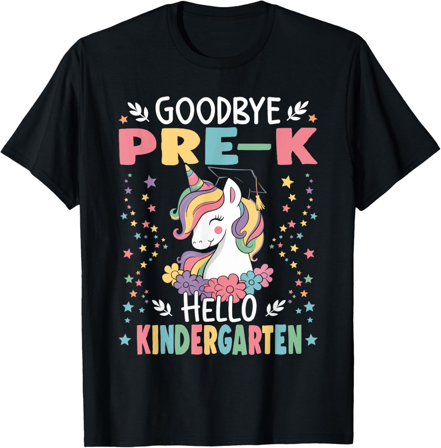 Goodbye Pre-K Hello Kindergarten Graduation Tee by TeeBrew