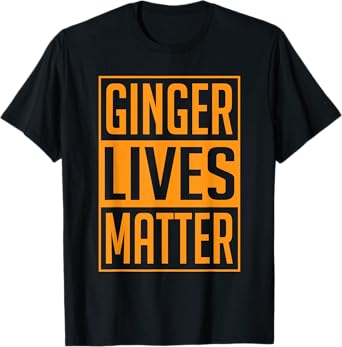 Ginger Lives Matter St Patricks Day Red Headed Men Women Tee T-Shirt