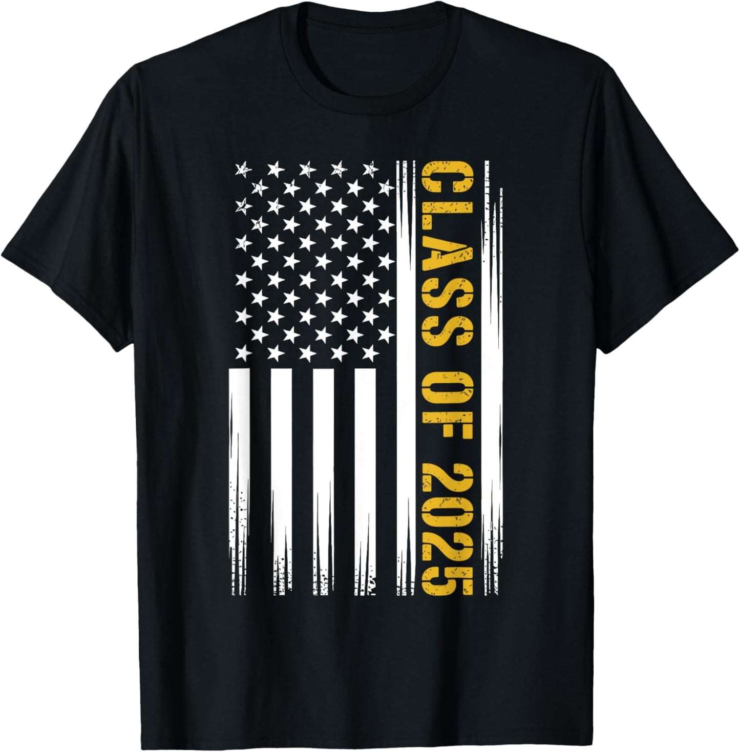 Class of 2025 graduation us vintage flag T-Shirt