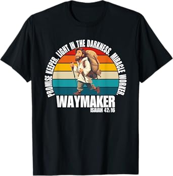 Vintage Waymaker Promise Keeper Miracle Worker Christian T-Shirt