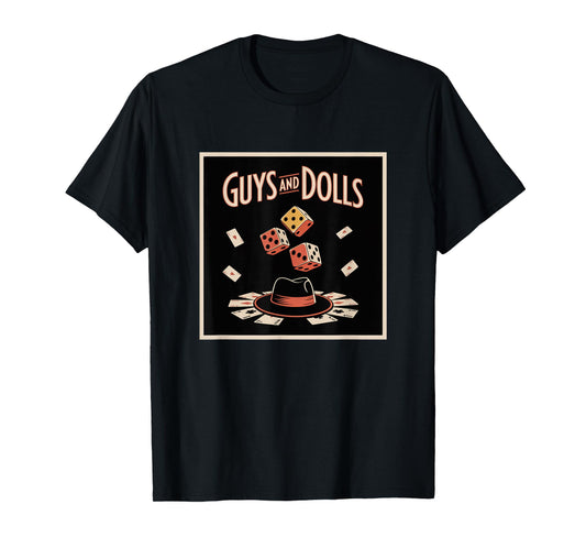 Guys Dolls Retro New York Theatre Musicals Theatre Broadway T-Shirt