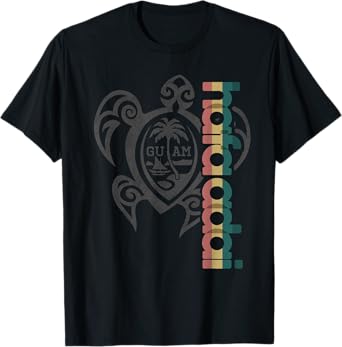 Guam Turtle Hafa Adai Guam Fishing Shirt Chamorro Guamanian T-Shirt